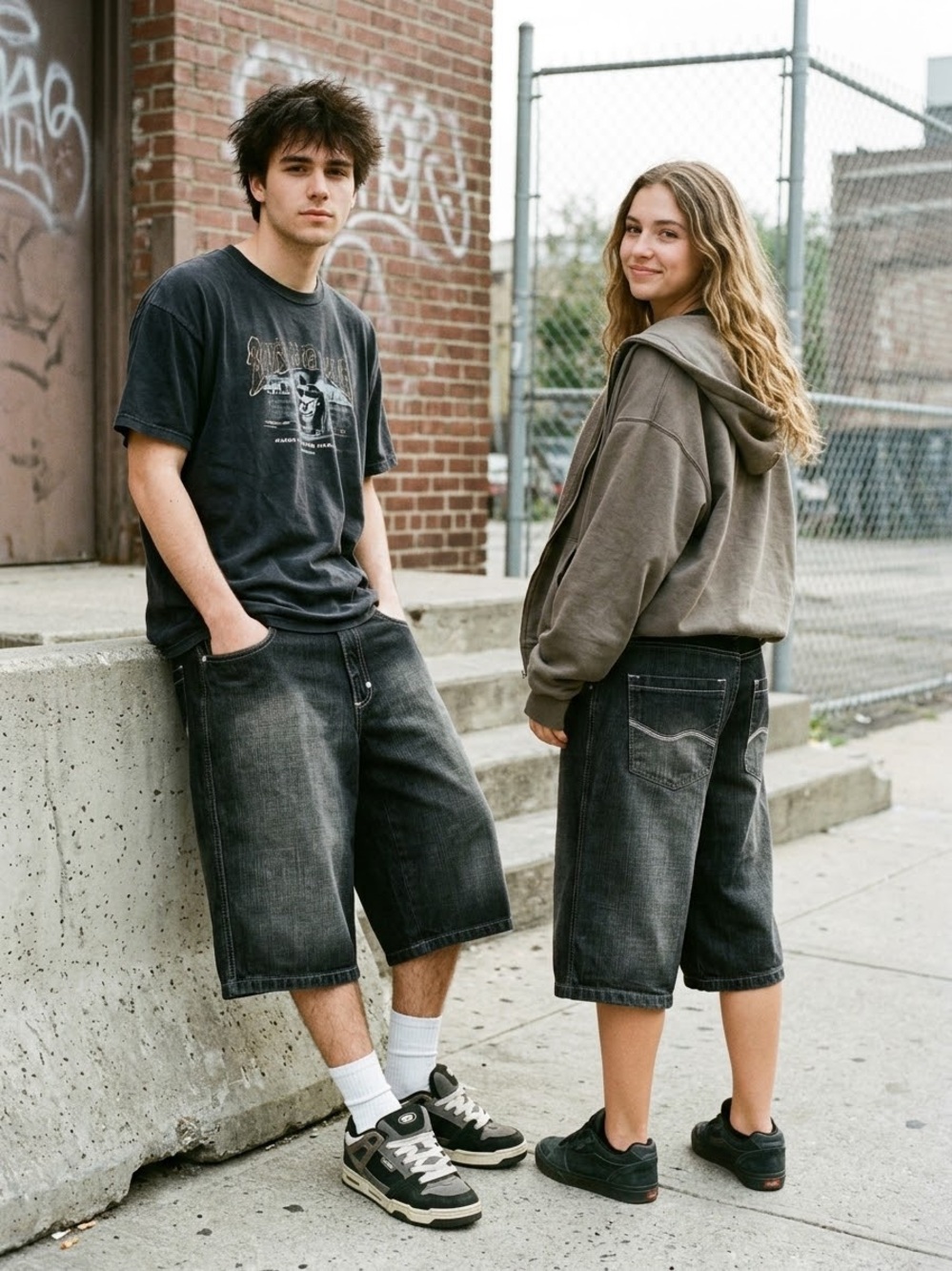 Vintage Y2K Southpole Dark Wash Denim Jorts